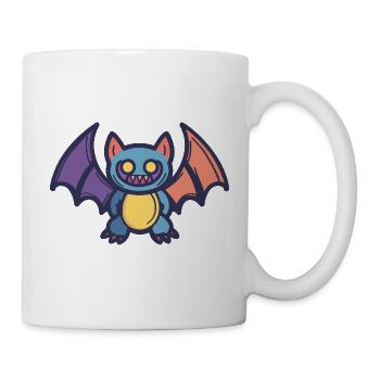 Fledermaus  - Tasse - Weiß - Rechts