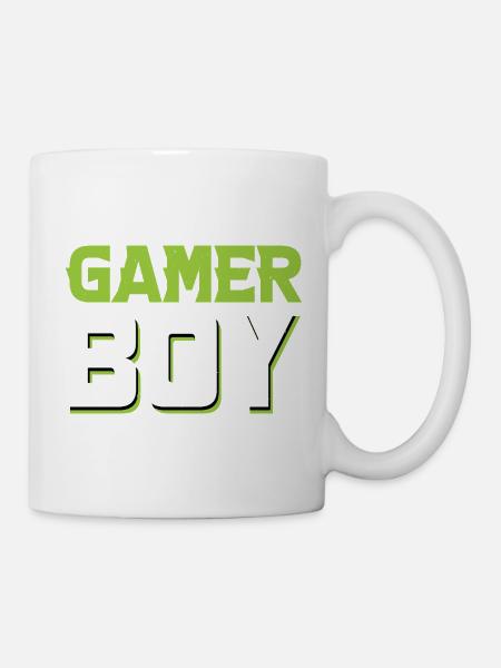 Garçon joueur - Mug blanc - blanc