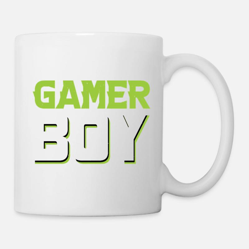 Garçon joueur - Mug blanc - blanc