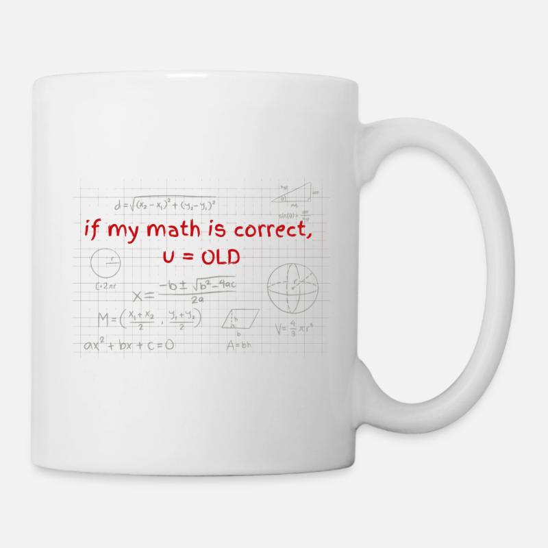 Birthday gift for math fans - Mug - white