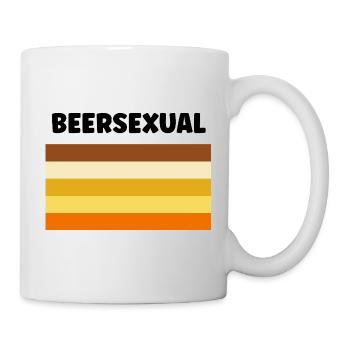 Biersexuell - Tasse - Weiß - Rechts