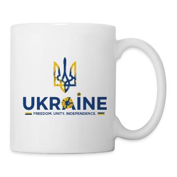 Trident Sunflower Ukraine Flag - Mug - white - Right