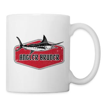 ANGLER BRUDER MODERN AMERIKA DESIGN - Tasse - Weiß - Rechts