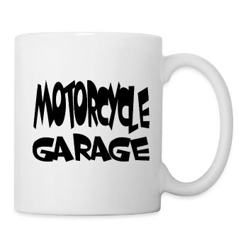 motocyclette - Mug blanc - blanc - Droite