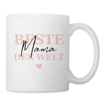 Beste Mama Der Welt - Tasse - Weiß - Rechts