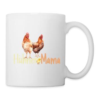 Hühner Mama Muttertag Mutterschaft Mama Elternteil - Tasse - Weiß - Rechts