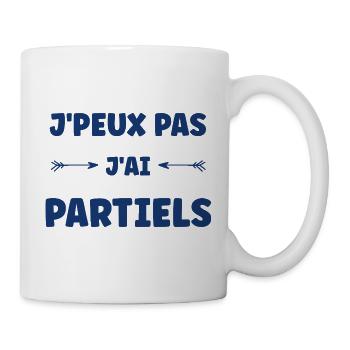 I can't I have partials - Mug - white - Right