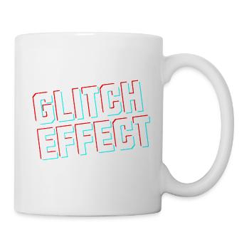 Gamer Glitch Effect Hoodie - Mug - white - Right