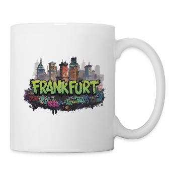 Frankfurt Graffiti Skyline Street-Art Ghetto Style - Mug - white - Right