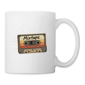 Retro Mixtape Cassette - Mug - white - Right