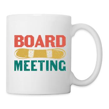 Board Meeting Snowboard - Mug - white - Right