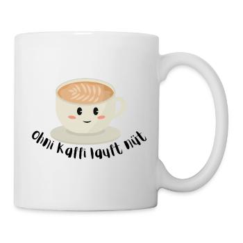 Kaffee Kuschelbecher Latte Kunst - Tasse - Weiß - Rechts