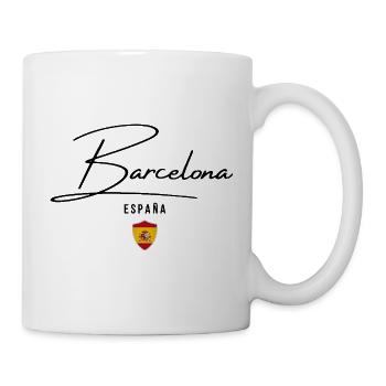 Elegant design Barcelona, I love Barcelona - Mug - white - Right