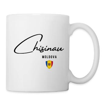 Elegantes Design Chisinau, ich liebe Chisinau - Tasse - Weiß - Rechts