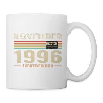 November 1996 Vintage Birthday Retro Tee - Mug blanc - blanc - Droite