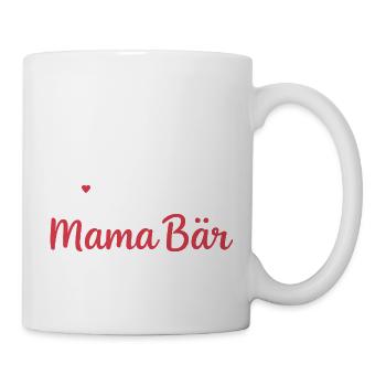Future Maman MAMA BEAR Rétro Drôle - Mug blanc - blanc - Droite