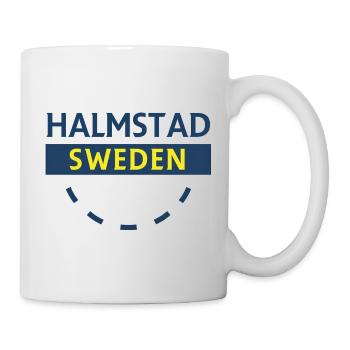 Halmstad Sweden Sign Arc - Mug - white - Right