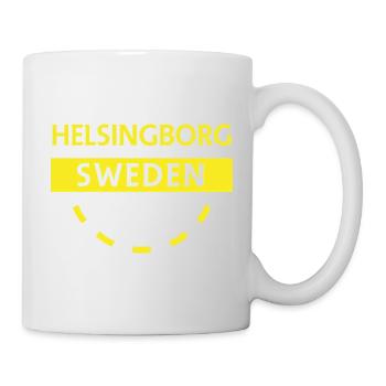 Helsingborg Schweden Aufnäher - Tasse - Weiß - Rechts