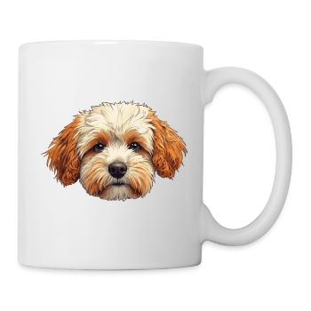 Hund - Tasse - Weiß - Rechts