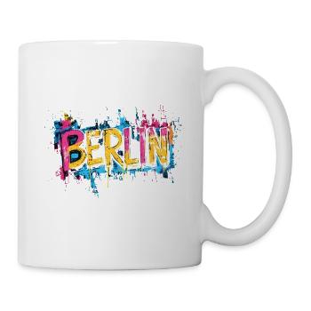 Berlin Graffiti Font Street Art Urban Style - Mug - white - Right