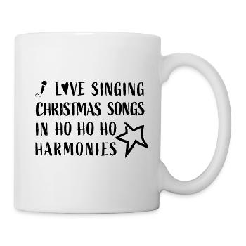I love singing Christmas Songs - Mug - white - Right