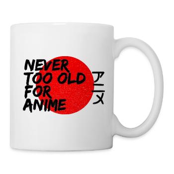 Jamais trop vieux pour la conception de streetwear d’anime au Japon - Mug blanc - blanc - Droite