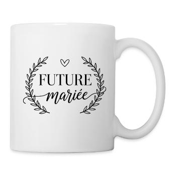 Future mariée design fun pour EVJ - Mug blanc - blanc - Droite