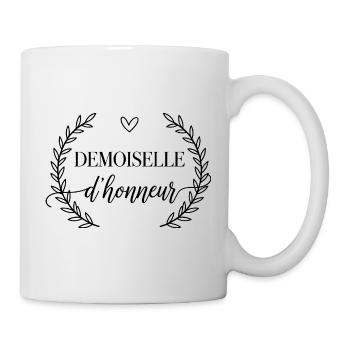 Chic design bridesmaid for bachelorette party wedding - Mug - white - Right