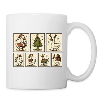 Oie Noël Drôle Père Noël Noël - Mug blanc - blanc - Droite