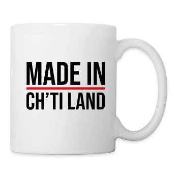 Hergestellt im Ch'ti-Land - Tasse - Weiß - Rechts
