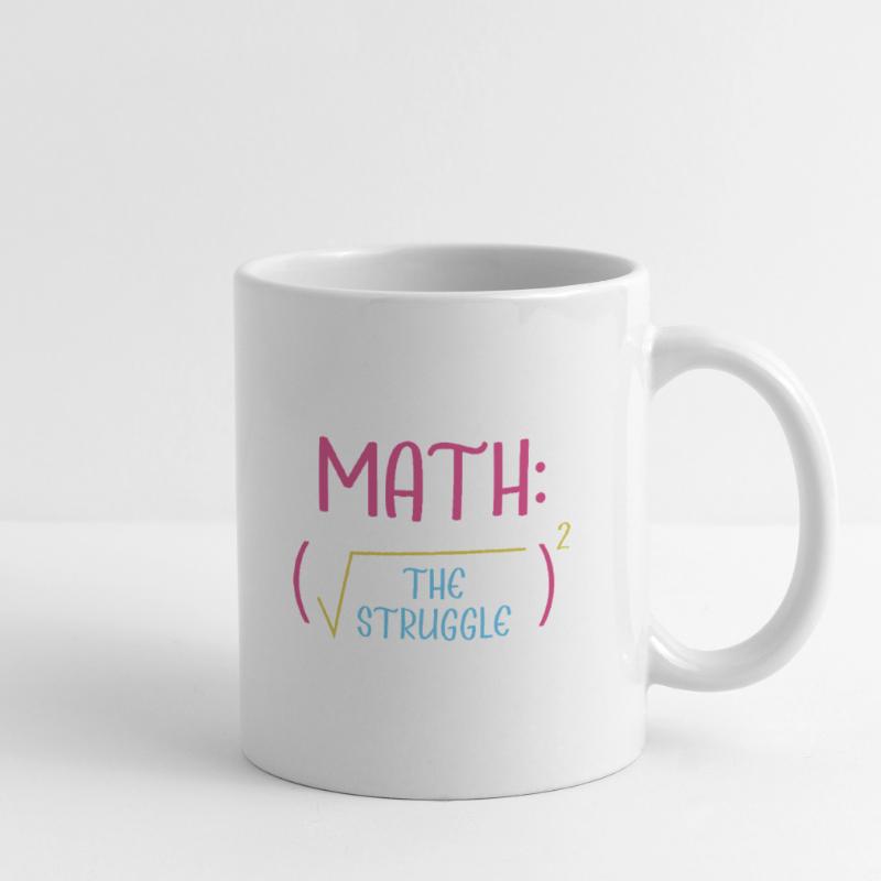 Math Math Math Professeur de mathématiques Mathématicien Mug blanc