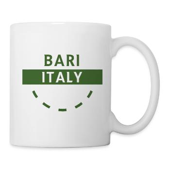 Stadtabzeichen von Bari, Italien - Tasse - Weiß - Rechts