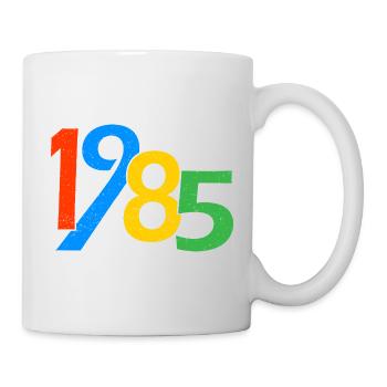 40th Birthday Vintage 1985 40 Years Old Gifts - Mug - white - Right