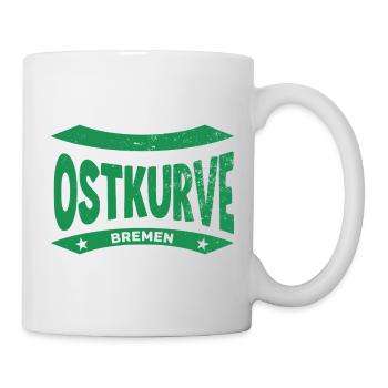 Bremen Stadium Ostkurve Hoodie, Green-White FOREVER - Mug - white - Right