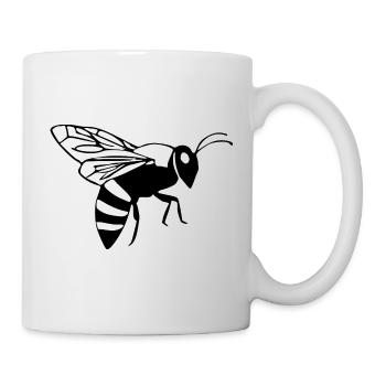 Biene Bienen Imker Geschenk - Tasse - Weiß - Rechts
