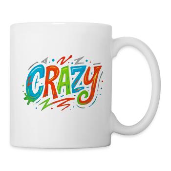 Graffiti Crazy Farbexplosion - Tasse - Weiß - Rechts
