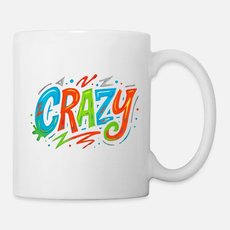 Graffiti Crazy Color Explosion - Mug - white