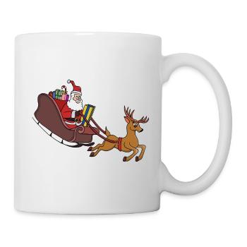 Santa Sleigh Dash and Reindeer Run - Mug - white - Right