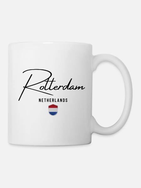 Rotterdam, Niederlande, ich liebe Rotterdam - Tasse - Weiß