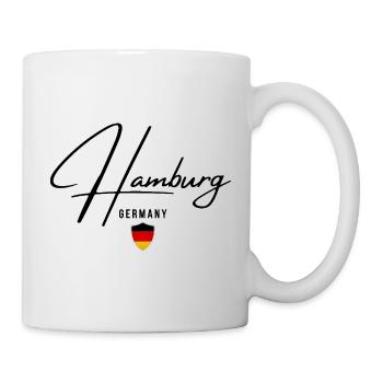 Elegantes Design: Hamburg, Hamburg, Deutschland - Tasse - Weiß - Rechts