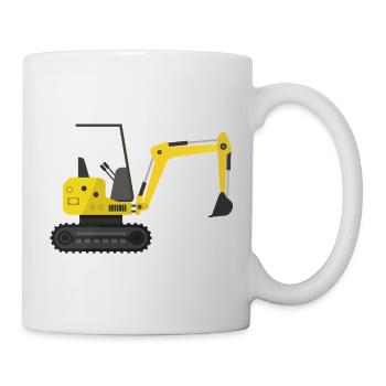 Excavator - Mug - white - Right