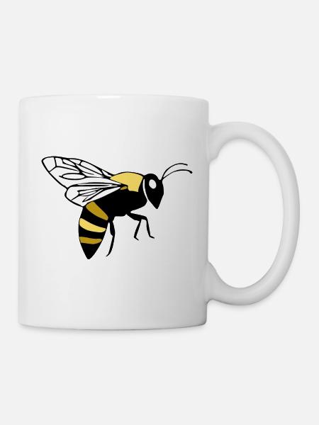 Biene Honigbiene Imker Geschenk - Tasse - Weiß