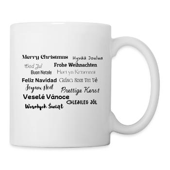 Merry Christmas - Tasse - Weiß - Rechts