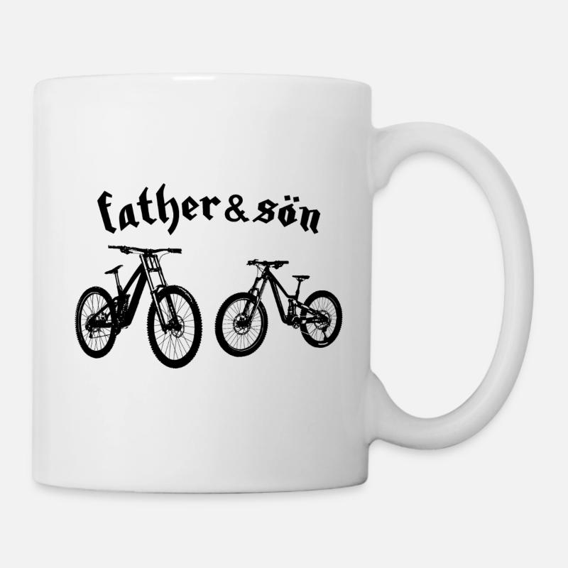 Père et Sön VTT - Mug blanc - blanc