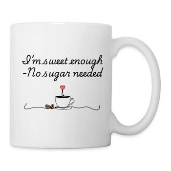 TSHIRT sensibilisation diabète - funny quote - Mug blanc - blanc - Droite