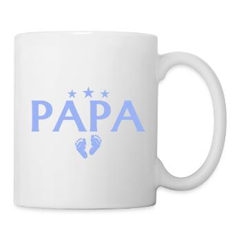 Vater 2026 Befördert zur Papa - Tasse - Weiß - Rechts