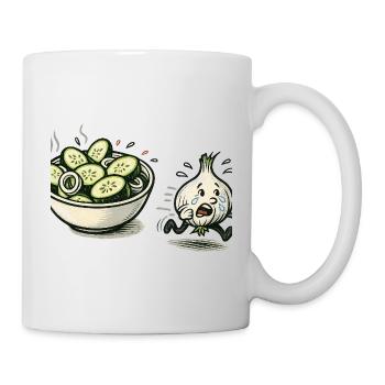 GurkenBowl pense que l’oignon est trop épicé - Mug blanc - blanc - Droite