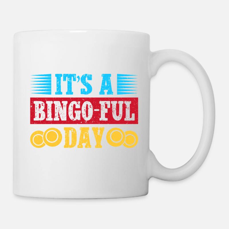 Bingo Game It´s Bingo-Ful Day Bingo - Tasse - Weiß