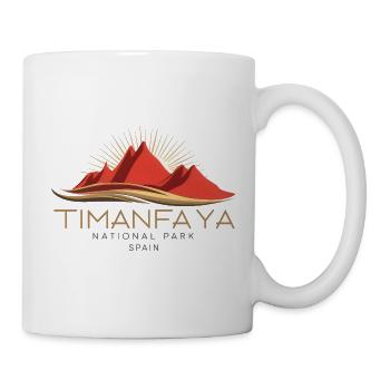 Timanfaya, Lanzarote, Kanarische Inseln, Vulkan, Nationalpark - Tasse - Weiß - Rechts
