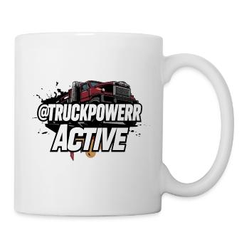 TruckPower Active Bold Truck Motiv - Tasse - Weiß - Rechts